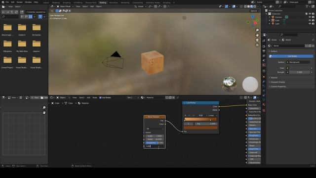 [Blender] Материал дерева смотреть онлайн