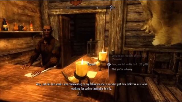 Skyrim: How to get 100 Speech in under 45 minutes. смотреть онлайн