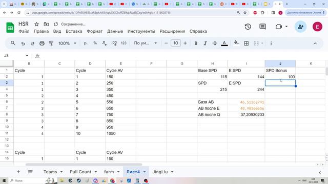 Как работает скорость в HSR