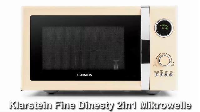 Klarstein Fine Dinesty 2in1 Mikrowelle - Mikrowellenofen mit Grill Test смотреть онлайн