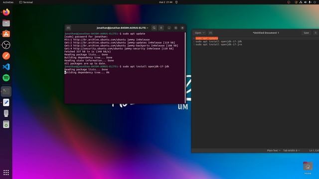 COMO INSTALAR JAVA 17 NO UBUNTU (LINUX) смотреть онлайн
