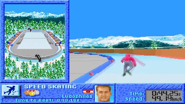 The Games: Winter Challenge - MS-DOS Longplay / Full Playthrough / Walkthrough (no commentary) смотреть онлайн