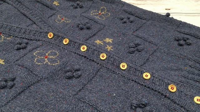 Готовая работа марта #Кардиган на пуговицах. Продвижения по хлопковой футболке. Немного пряжи. смотреть онлайн