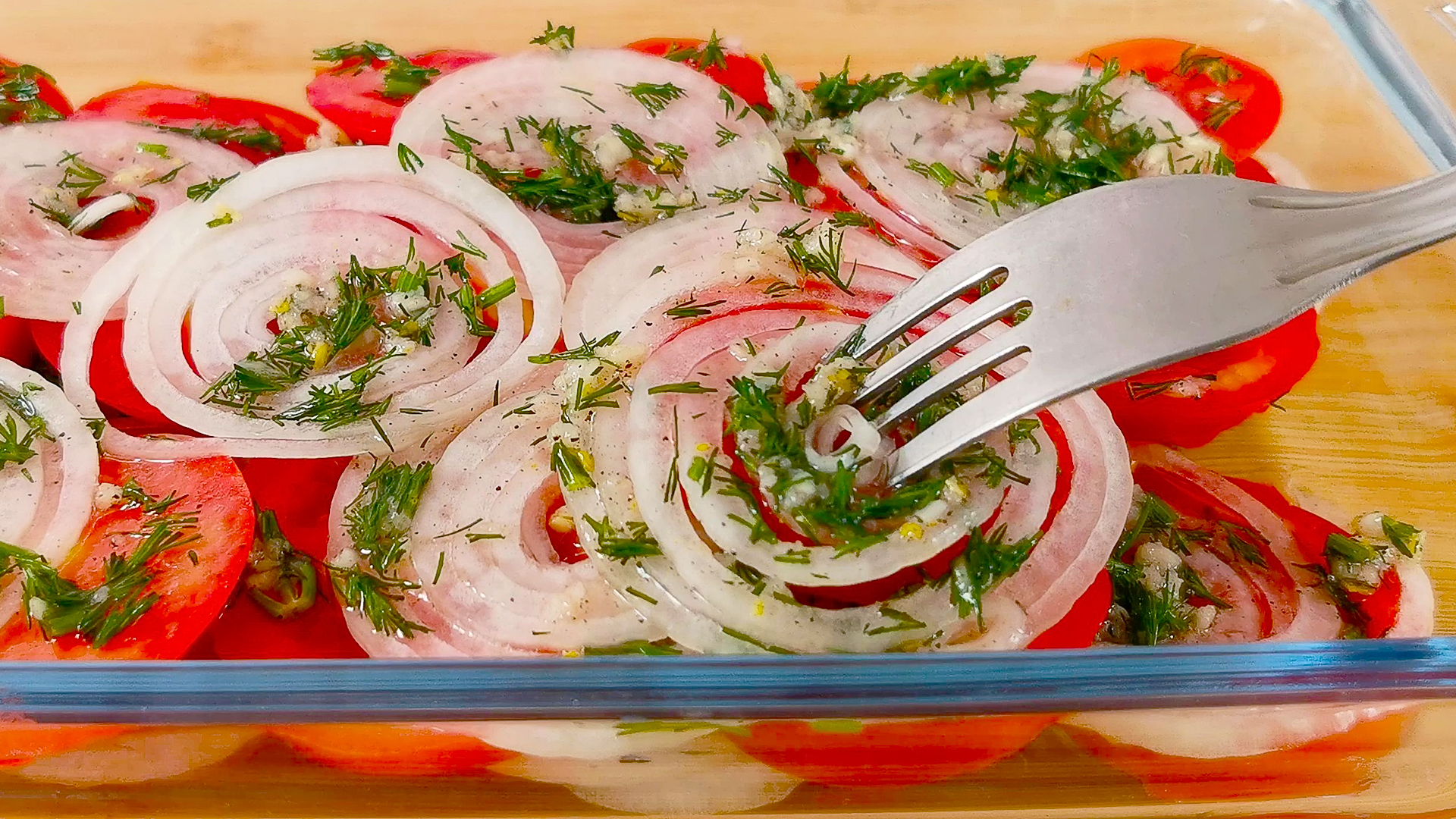 Вкусная закуска из помидоров и зелени смотреть онлайн