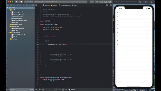 Insert element in the middle of ForEach loop | SwiftUI in 5 minutes | 2020 смотреть онлайн