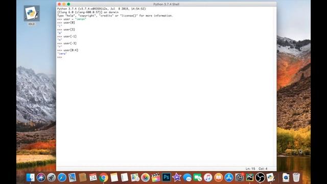 Python Tutorial 0.03 - Slicing & The length of strings смотреть онлайн