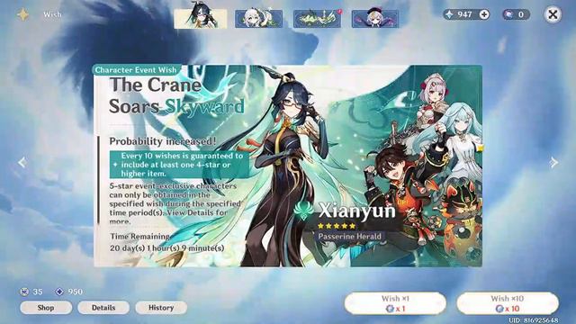 F2P Xianyun Summoning | 4.4 Xianyun Banner Pulls | Genshin Impact 2024 🔥🔥 смотреть онлайн