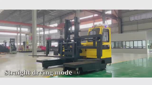 Многоходовой электрический погрузчик - идеальной решение для длинных грузов г/п 5 тонн смотреть онлайн