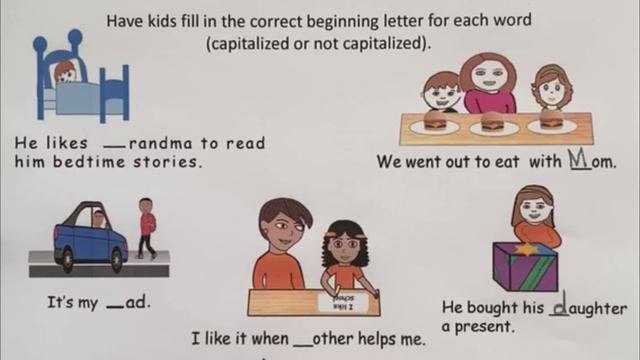 How to #Teach Kids When to #Capitalize & Not to Capitalize #Family Titles mom, dad, son, grandmothe смотреть онлайн