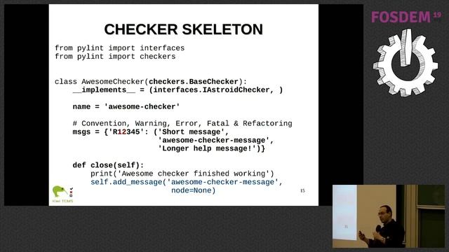 Alex Todorov - How to write pylint plugins @ FOSDEM 2019 смотреть онлайн