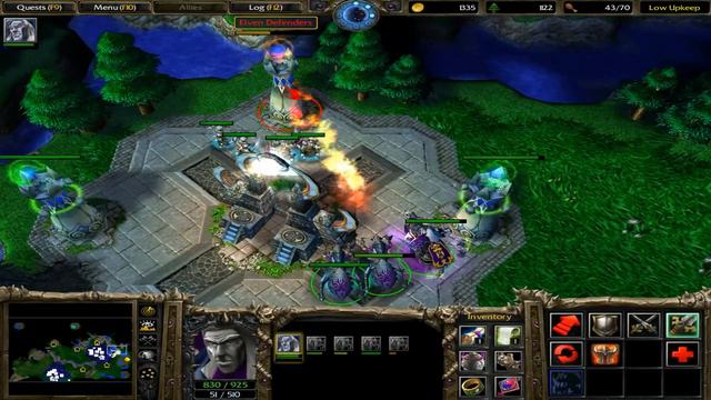 [Warcraft 3 Reign of Chaos] - Undead 04 - Key of the Three Moons - Hard смотреть онлайн