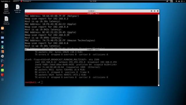 Kali Linux - How to discover the IP & MAC addresses of all devices on a network #linux смотреть онлайн