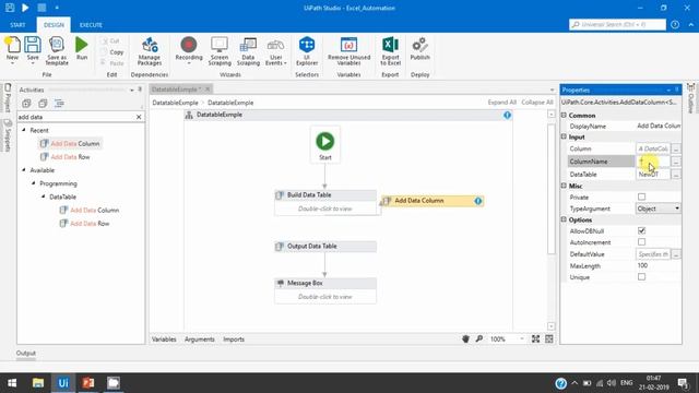 UiPath Data Table Activities|Excel Automation|UiPath RPA смотреть онлайн