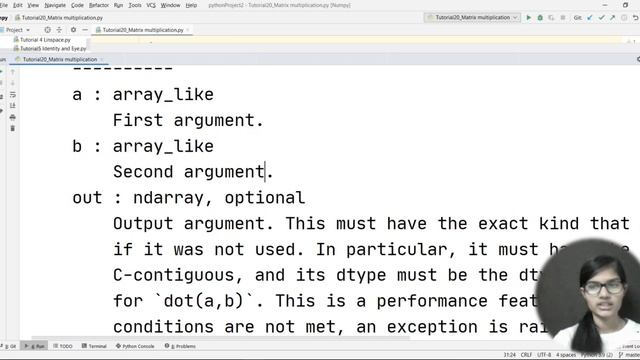 Numpy Library EP:18 | Matrix multiplication | numpy tutorial in English |array manipulation | Numpy смотреть онлайн