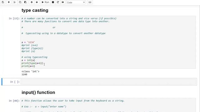 what is Type casting & input function in python смотреть онлайн