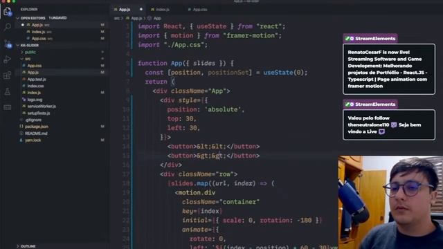 Melhorando projetos de Portfóllio - React.JS - Typescript | Page animation com framer motion смотреть онлайн