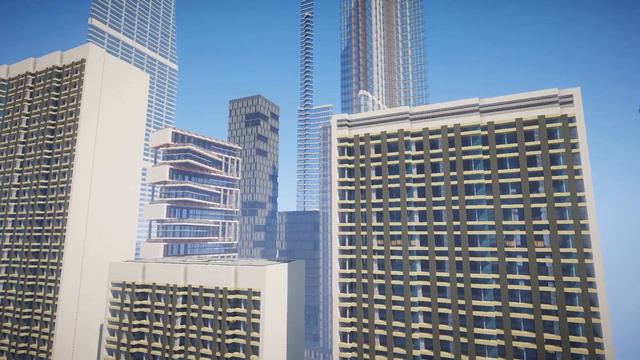 Строим #19 Необычный Небоскрёб в Minecraft | Time Lapse смотреть онлайн