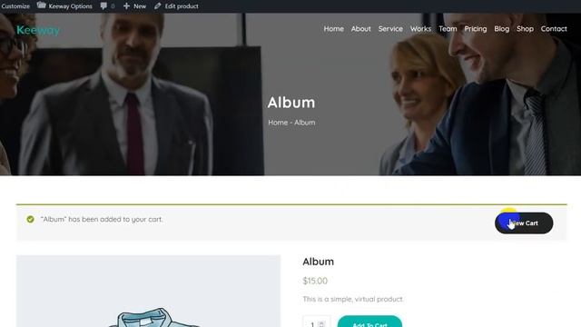 Keeway - Digital Agency One page WordPress Theme Elementor - Demo Setup смотреть онлайн