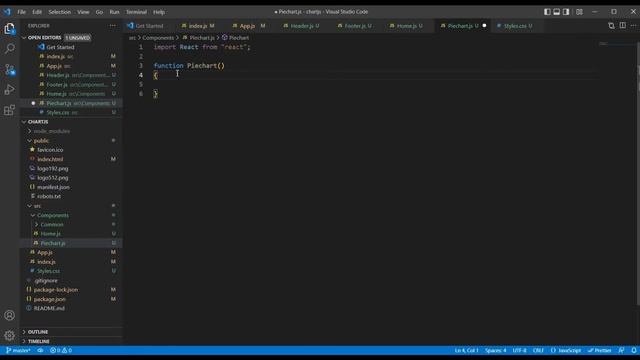 Pie Chart Using Chart js in React смотреть онлайн