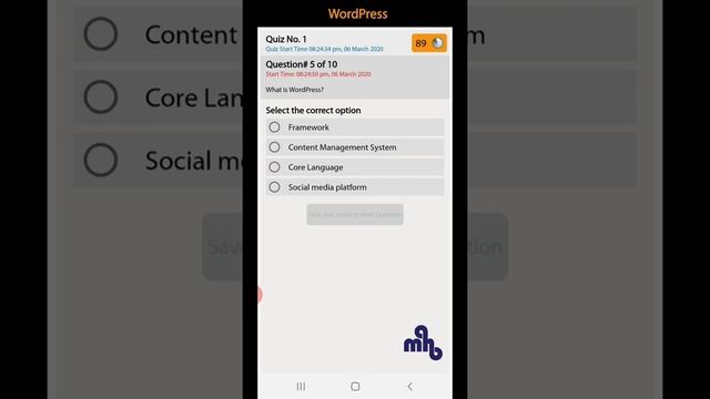 Digiskills – Wordpress Quiz # 1 Solution Batch # 6 (Wordpress Quiz 1 Batch 6) смотреть онлайн
