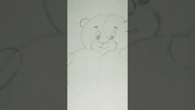 Как Нарисовать Мишку с Сердечком❤ смотреть онлайн