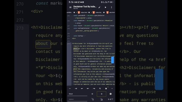 @IndiaJosh Disclaimer Page Generator tool free script And Website meking proces смотреть онлайн