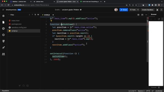 Recreating Linktree’s Interaction using 3D Transforms in Webflow смотреть онлайн