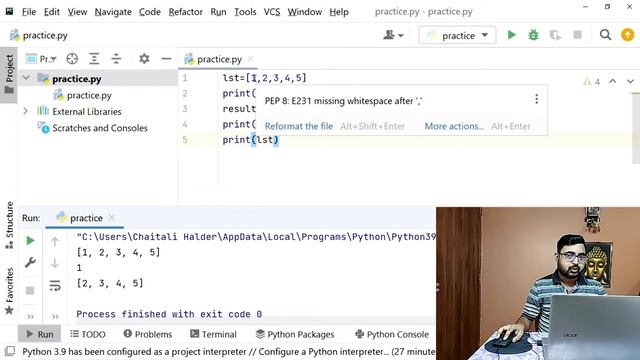 6 of 11 | Pop List method in Python | Pop() in Python | Bangla Video | Python List Methods | смотреть онлайн