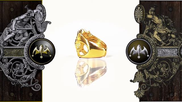 КОРСАР ~ ЭКСКЛЮЗИВНОЕ КОЛЬЦО С ЭМБЛЕМОЙ ПИРАТОВ ВЕСЕЛЫМ РОДЖЕРОМ И САБЛЯМИ  0113