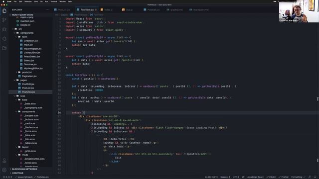 React Query with Cameron Wardzala смотреть онлайн