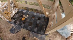 Дровник своими руками из бруса