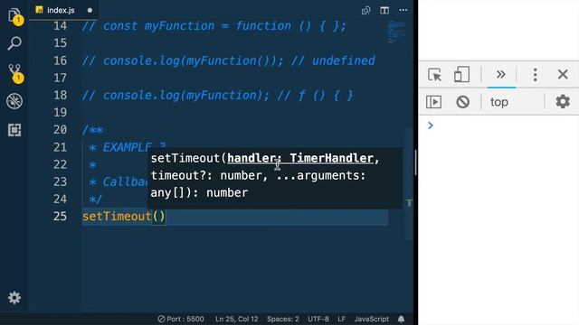 08: PRACTICE - Function Expressions, setTimout, setInterval (JAVASCRIPT BASICS - Functions) смотреть онлайн