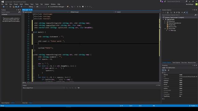 C++ Split and Remove String & Remove Character Tutorial смотреть онлайн