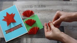 Объемная открытка на 9 мая своими руками. Поделки из бумаги. Подарок на День Победы своими руками.