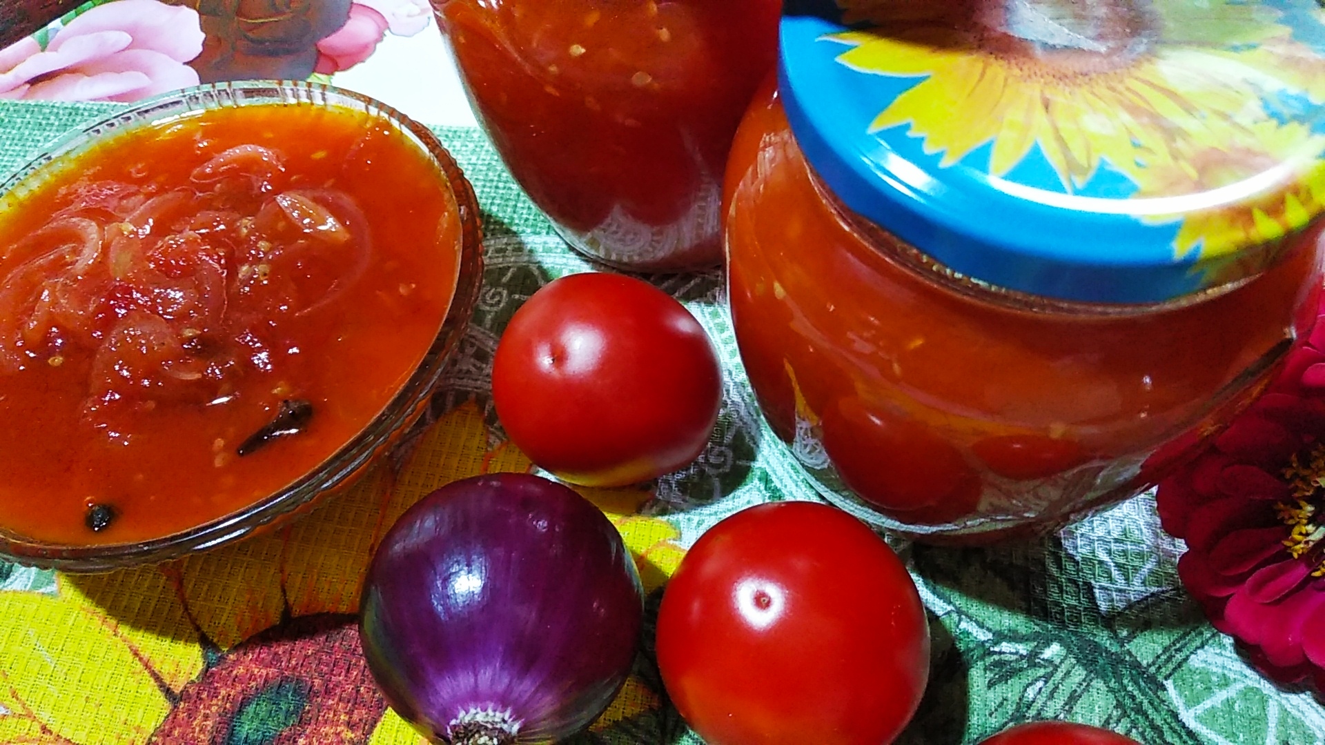 Чемберленский томатный соус на зиму...ОН БЕСПОДОБЕН! Как же я люблю простые рецепты! смотреть онлайн