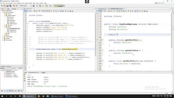 Java Sub Class Super Class - Part 2
