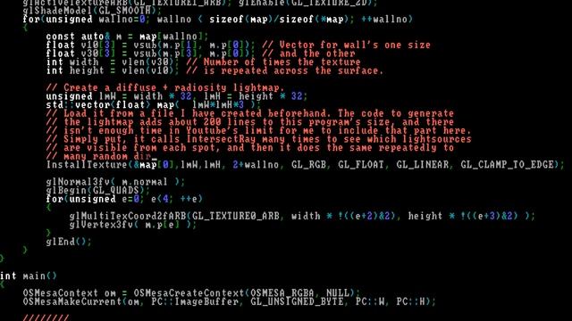 I wrote an OpenGL first-person demo for DOS (256 colors, dithering, OSMesa) смотреть онлайн