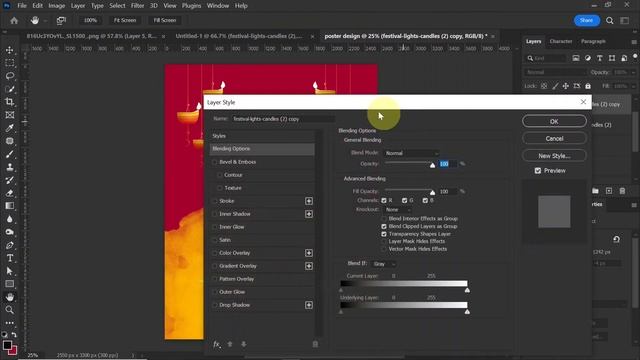 How to Create an Eye Catching Poster for the Diwali Festival | Photoshop 2023 | Hindi/हिंदी смотреть онлайн