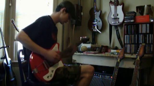 Vintage Airline Style Ibanez Jet King- Slide guitar Demo- смотреть онлайн