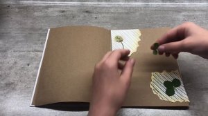 Травник?//Как заполнять,оформлять травник?//Разворот с клевером?//Первое видео.