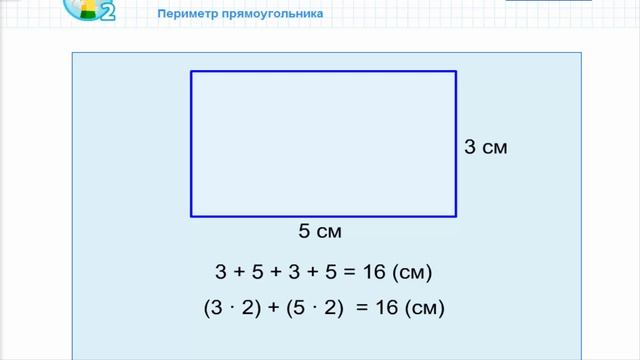 что такое периметр. математика 2 класс. смотреть онлайн