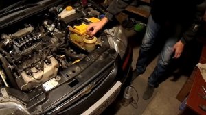 Замена масла в гидроусилителе руля. Chevrolet aveo