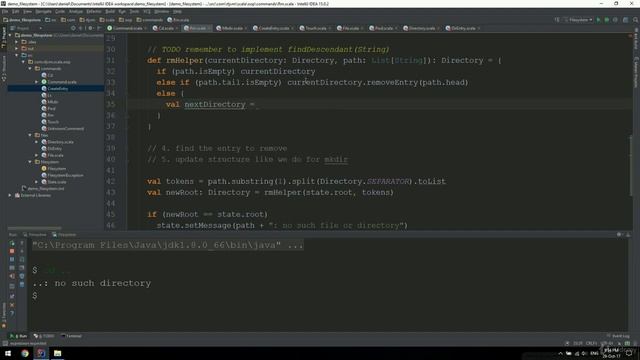 Removing Files and Directories RM #9.4 Scala functioning and programming for beginners смотреть онлайн