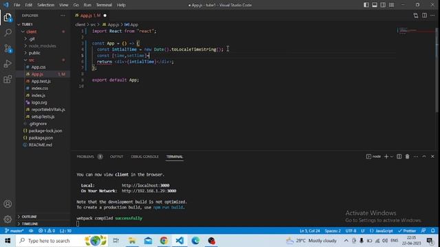 Create a Digital Clock using React JS in Hindi | React Mini смотреть онлайн
