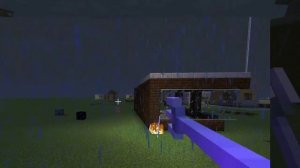 Как сделать трезубец чтобы он бил молнией в майнкрафте