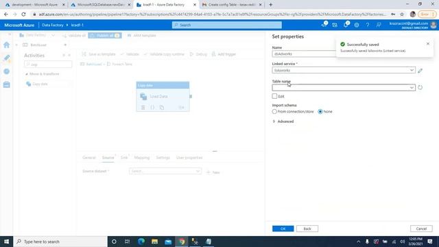 Configure Azure Data Factory Pipeline | Drive ADF Pipeline with SQL Table| Load data dynamically смотреть онлайн