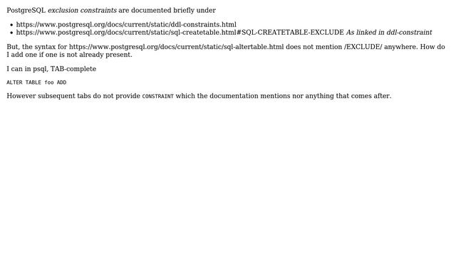 Databases: What is the syntax to add a constraint on an already-created table? смотреть онлайн