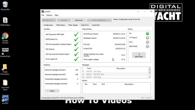 How to use proAIS2 - Class B Transponders Configuration Program смотреть онлайн