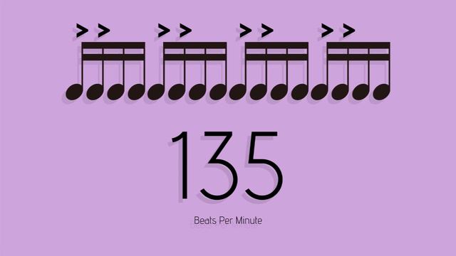 BPM = 135　メトロノーム - metronome - 16分 アクセント2-1 смотреть онлайн