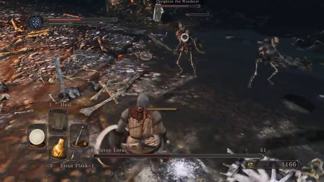 Dark Souls Skeleton Lords Boss Fight смотреть онлайн